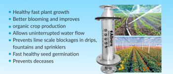 Natural Water conditioner for agriculture