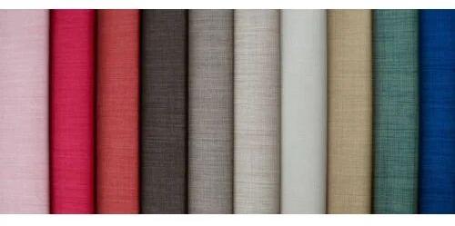 100% Cotton Plain Blinds Fabric, Color : Pink, White, Green, Blue, etc