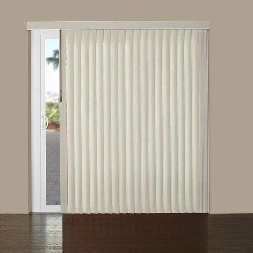 PVC Plain Vertical Window Blinds, Color : White
