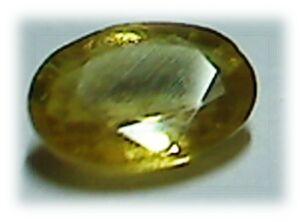 Certified Genuine Yellow Sapphire Gemstone