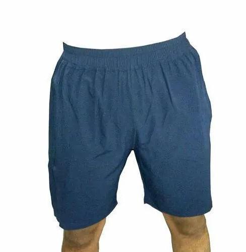 Plain mens shorts, Color : Navy Blue