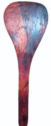 Polished Teak Wood Spatula, Size : 11x8x10cm (LxWxH)