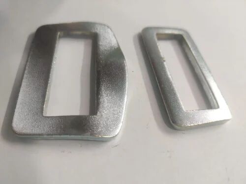 Silver Rectangular Mild Steel Harness Buckles