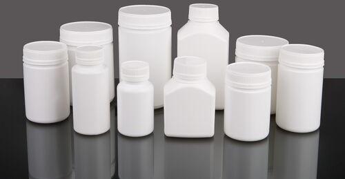 Plain HDPE Custom Jars, Color : MIlky White
