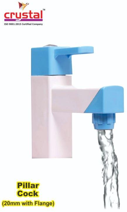 Crystal PVC PTMT Pillar Cock Tap, for Fittings, Feature : Auto Reverse, High Quality, High Tensile