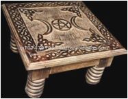 WOODEN ALTER TABLE