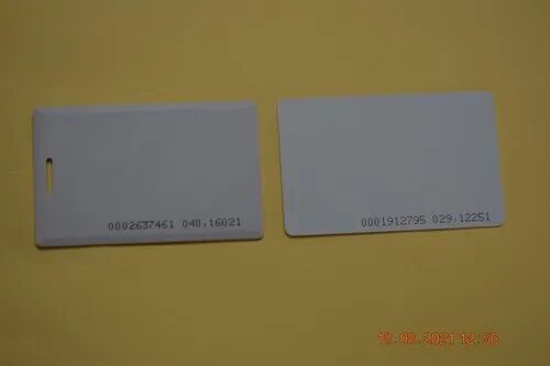 Attendance Card RFID, for Office/College, Color : Grey