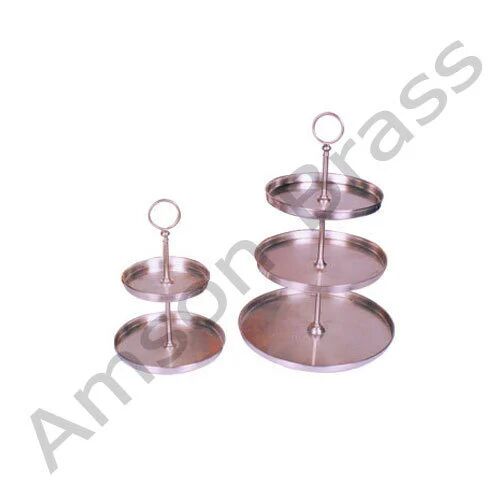 Brass Pastry Stands, Size : 10