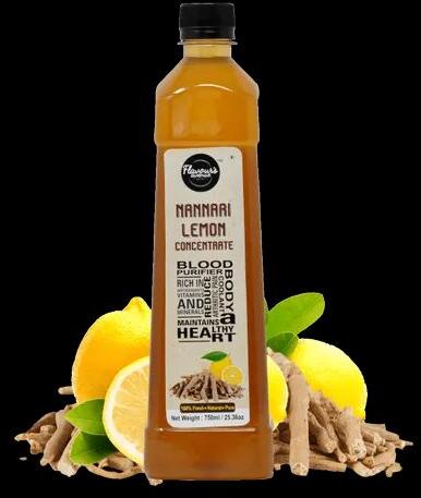 FLAVOURS AVENUE Nannari Lemon Concentrate Juice, Packaging Size : 750ml
