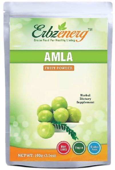 Erbzenerg amla powder, Certification : FSSAI Certified