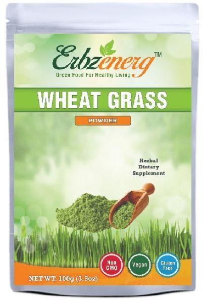 ERBZENERG wheat grass powder, Certification : FSSAI