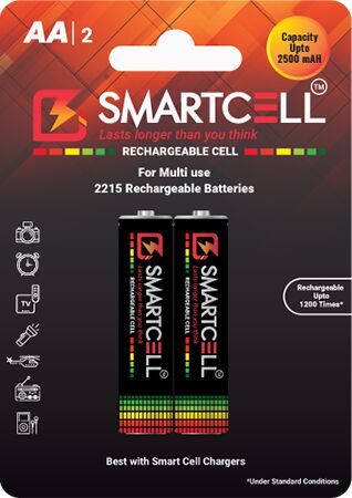 1.2V AA Size Rechargeable 2500mAH Battery