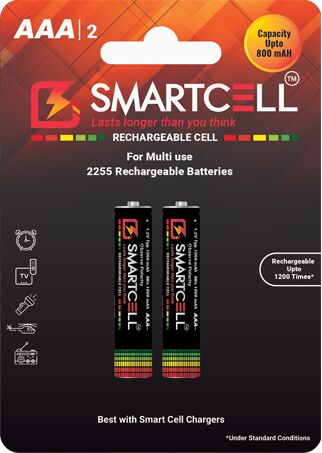 1.2V AAA Size Rechargeable 800mAH Battery