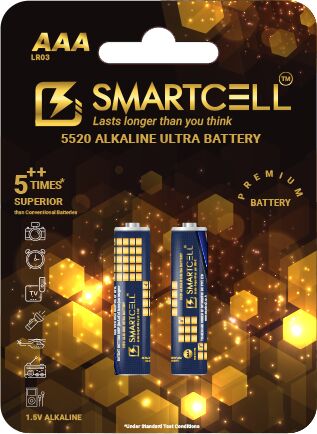 1.5V AAA Size Alkaline Ultra Battery