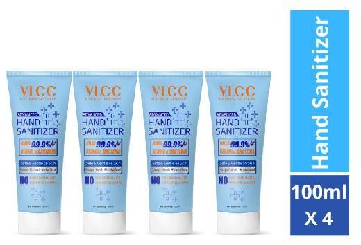 VLCC Hand Sanitizer 100ml (Pack of 4)