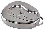 Dolphin Surgicals Stainless Steel Bed Pan, Color : Silver