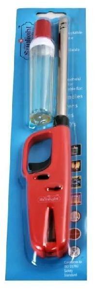 Adjustable Flame Gas Lighter, Color : Red