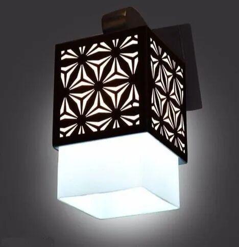 LED Wooden Wall Lamp, Color : Brown