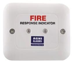 Abs Plastic Fire Response Indicator, Color : White