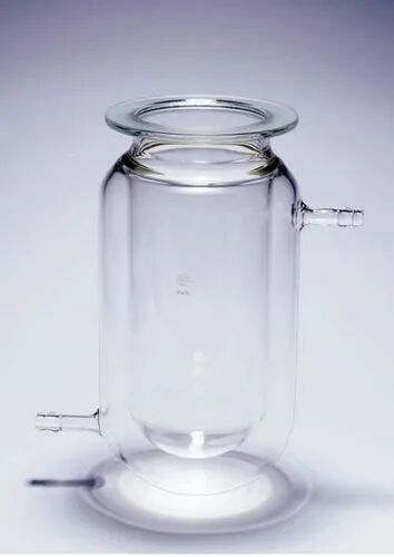 Cylindrical Glass Vessel