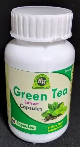 Green Tea Capsule, Packaging Type : Bottle
