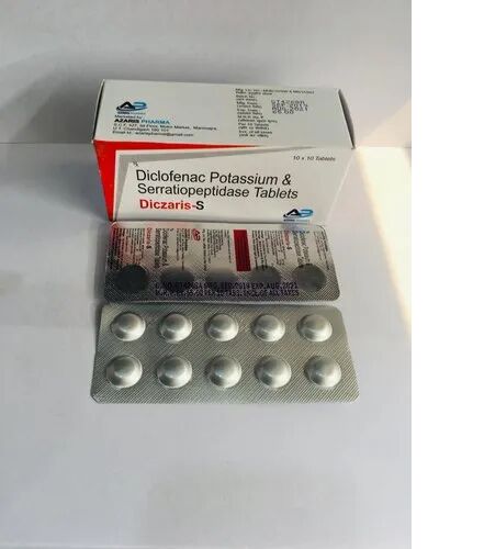 Diclofenac Potassium Serratiopeptidase Tablet