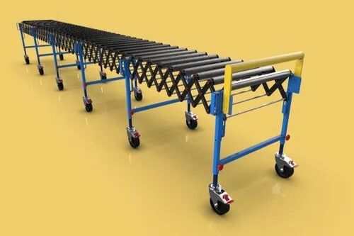 Mild Steel roller conveyor, Capacity : 100-150 kg per feet