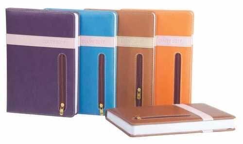 Rectangle Power Bank Diary, Color : Purple/Blue/Brown/Orange