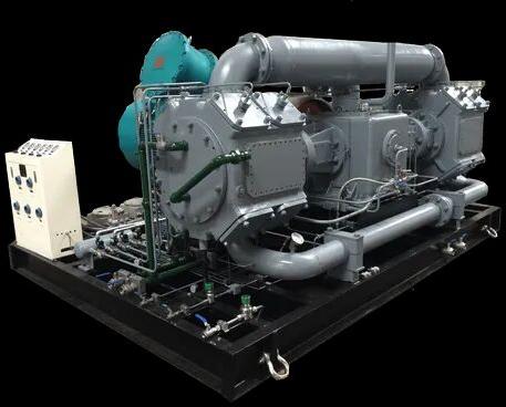 50 Hz Mild Steel Hydrogen Compressor, Automation Grade : Semi Automatic