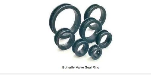 Neoprene or EPDM Butterfly Valve Seal Ring, Color : Black