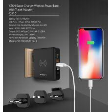 Wireless Power Bank with Multiple Adapter