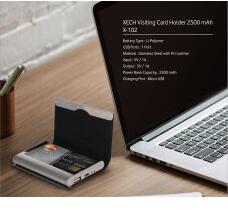 Power Bank with Visiting Card Holder