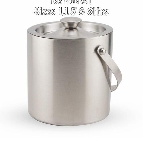 stainless steel ice bucket