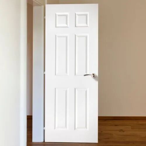 Plain PVC Solid Door, Color : White