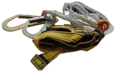Nylon Industrial Safety Harness Belt, Color : Yellow