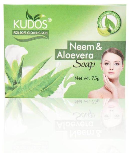 Solid Kudos Neem Aloe Vera Soap, Packaging Type : Paper Box, Packaging ...