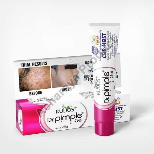 Cream Kudos Dr. Pimple Gel, for Personal, Gender : Unisex