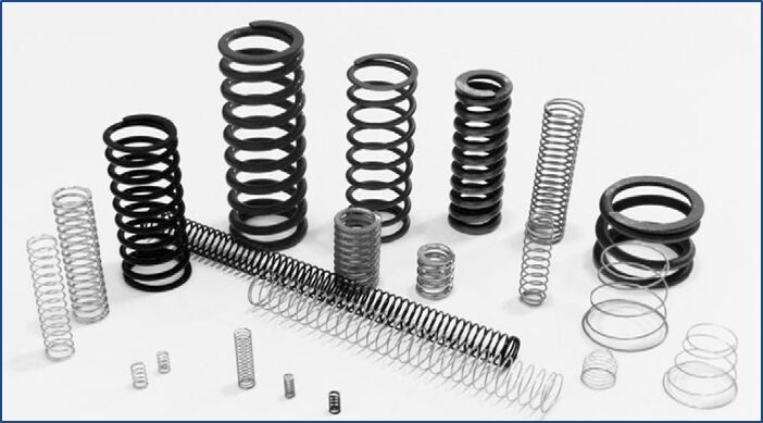 Round Non Polished Metal Compression Spring, for Industrial Use, Vehicles Use, Certification : IATF