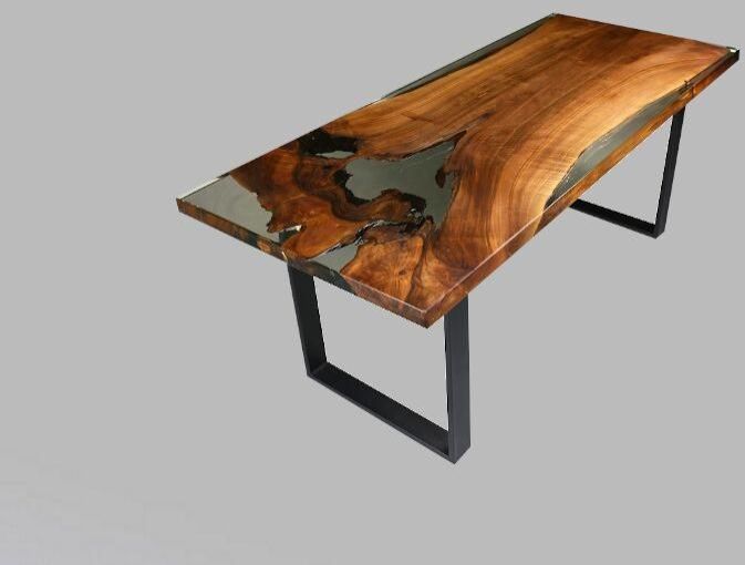 Transparant Black Centre Table