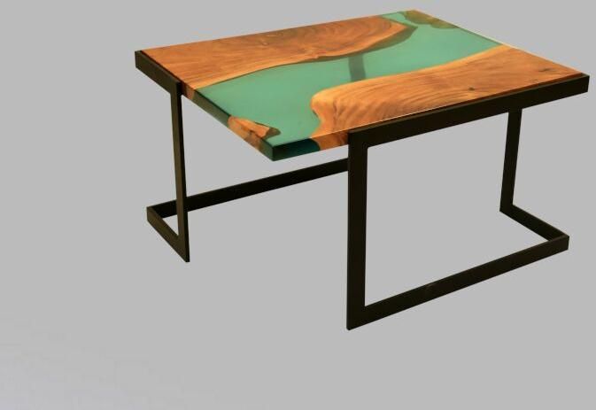 Transparant Green Centre Table