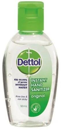 Dettol Hand Sanitizer, Packaging Size : 60 Ml