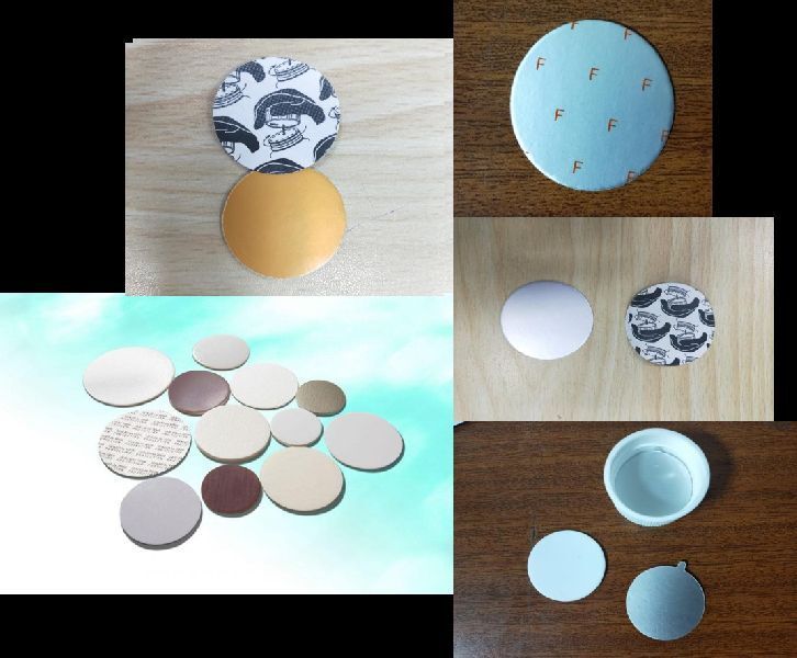 Plain Aluminium Induction Sealing Wads, Size : 0-25mm, 25-50mm