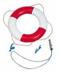 Polyethylene Lifebuoy Ring, for Swimming Pool, Shape : Round