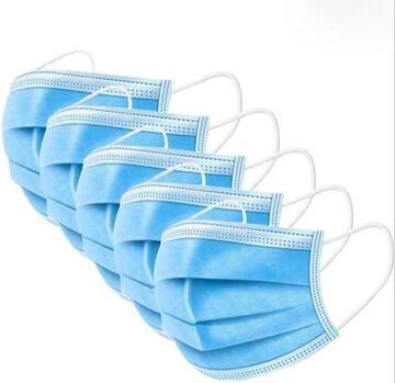 Non Woven Nariya Disposable Face Mask, for Clinical, Hospital, rope length : 4inch