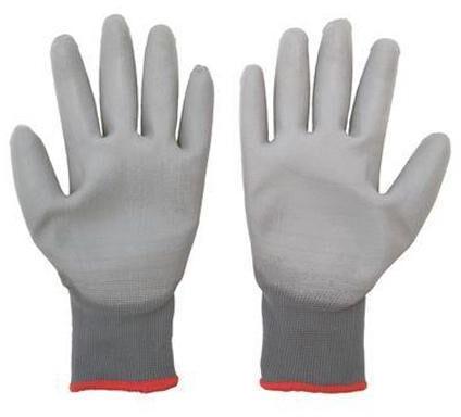 Plain PU Coated Hand Glove, Size : Free Size