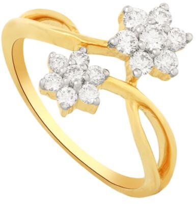 Double Floral Bonanza Diamond Ring