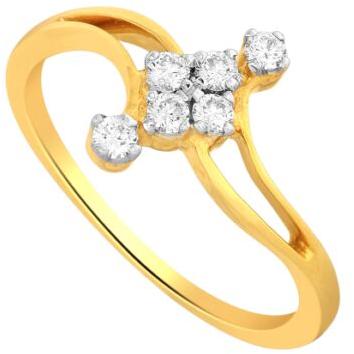 Petite Kite Diamond Ring