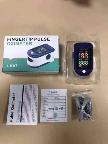 Fingertip Pulse Oximeter, Display Type : 4 Color 