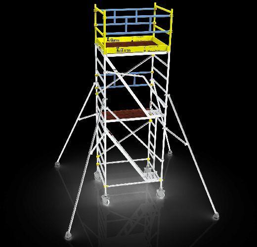  Polished scaffolding system, Certification : ISI Certification