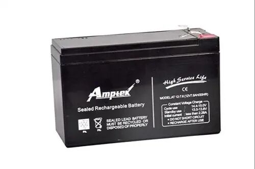 Amptek Sealed Rechargeable Battery, Capacity : 7.6 AH